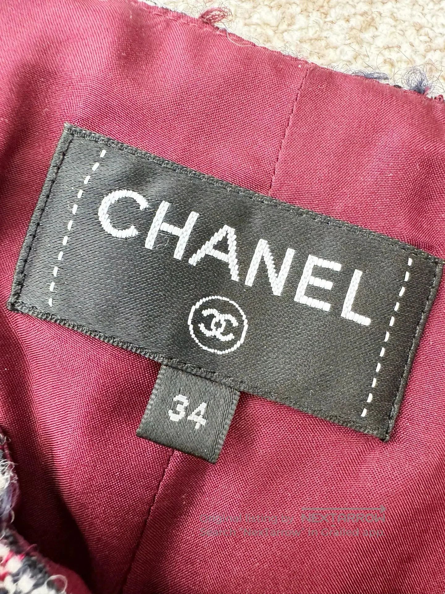 Chanel Chanel Red Base Tweed Striped Shorts. Size US 34 / EU 50 - 5 Thumbnail