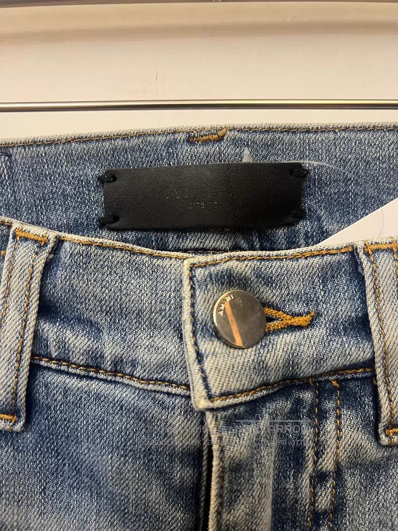 Amiri Amiri Distressed splashed denim pants Size US 30 / EU 46 - 2 Thumbnail