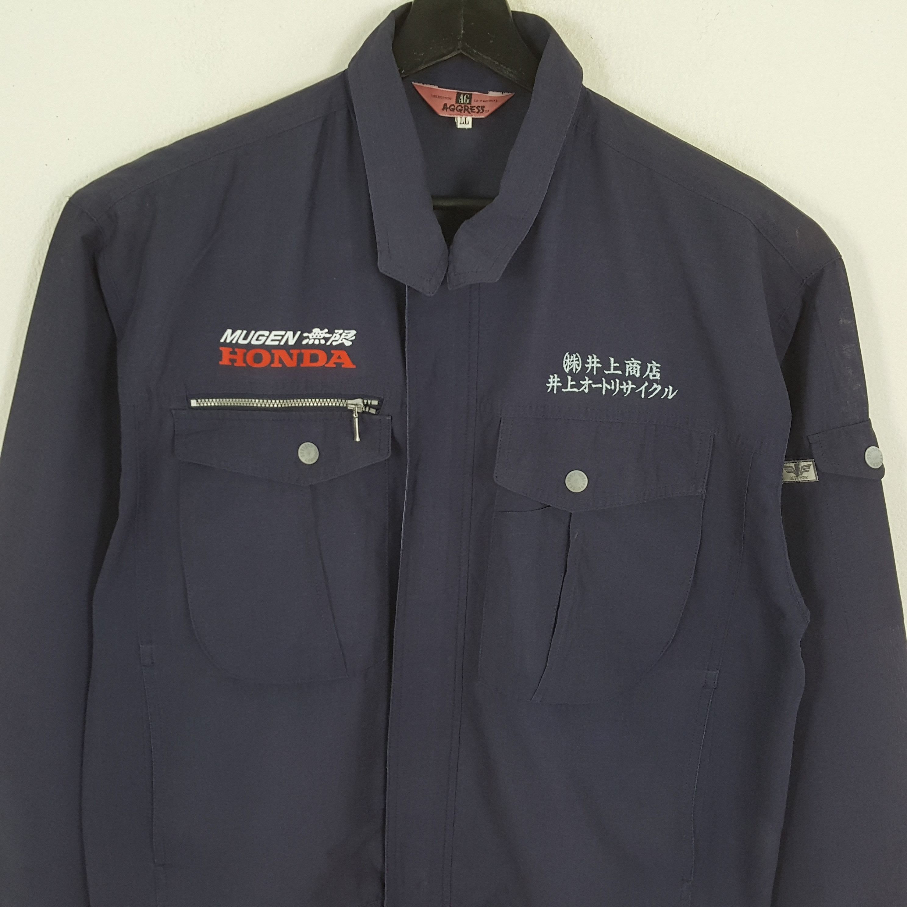 Japanese Brand × Vintage MUGEN HONDA Japanese Motorsports Custom Art Jacket Size US L / EU 52-54 / 3 - 4 Thumbnail