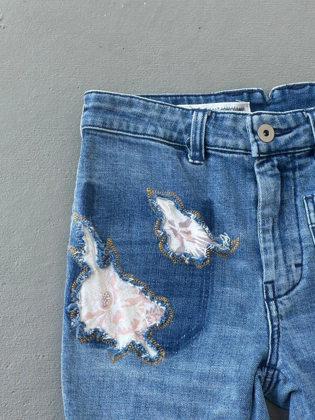 Free People Anthropologie Patchwork Jeans Size 25" / US 0 / IT 36 - 3 Thumbnail
