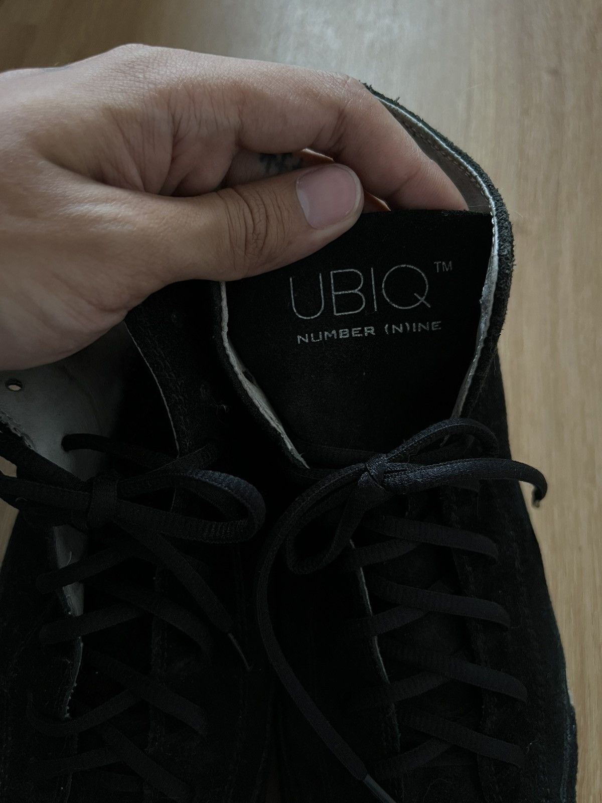 Takahiromiyashita The Soloist. AW2013 Number(N)ine x UBIQ High-Top Suede Sneakers Size US 10 / EU 43 - 5 Thumbnail