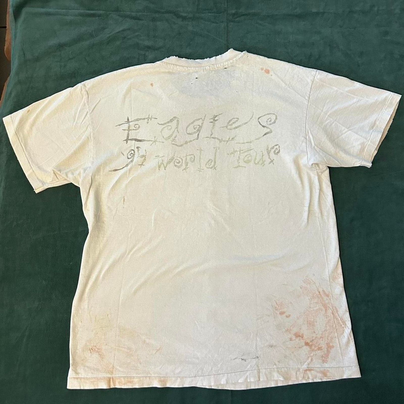 Anvil 1994 eagles concert t shirt crazy Size US XL / EU 56 / 4 - 4 Thumbnail