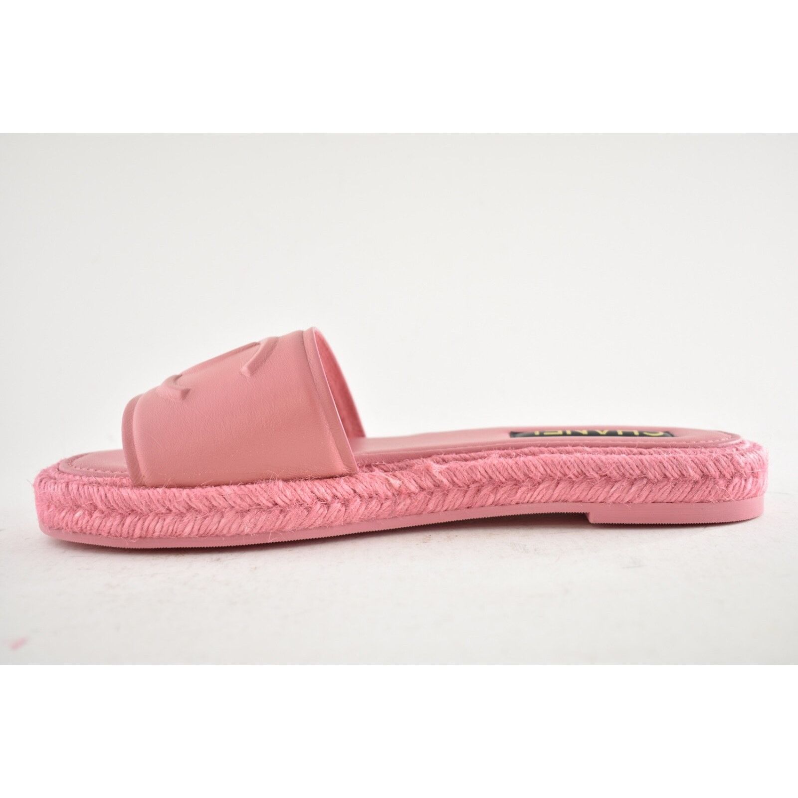 Chanel Chanel 23C Pink Lambskin Leather CC Logo Slide Sandal Slip Size US 12 / IT 42 - 12 Thumbnail