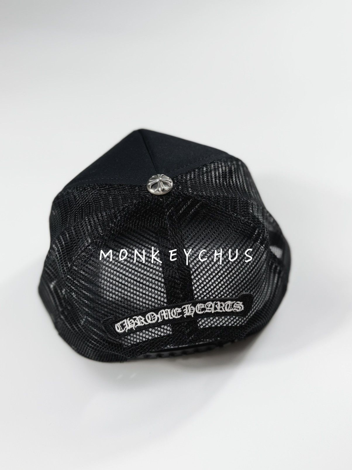 Chrome Hearts 🔥Chrome Hearts Black Orange Triple Cross Patches Hat🔥 Size ONE SIZE - 2 Thumbnail