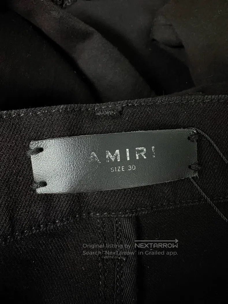 Amiri Amiri Size 30 MX2 split leather zipper jeans Size US 30 / EU 46 - 4 Thumbnail