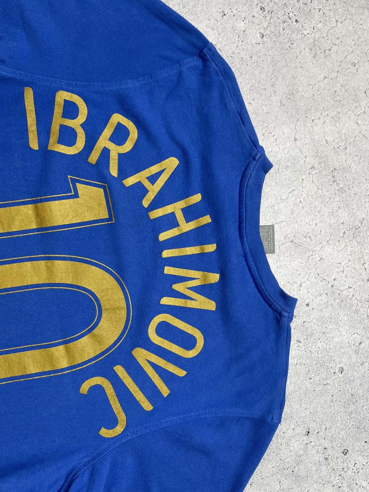 Nike × Vintage Vintage t-shirt Sweden Ibrahimovic 10 number Soccer Jersey Size US M / EU 48-50 / 2 - 12 Thumbnail