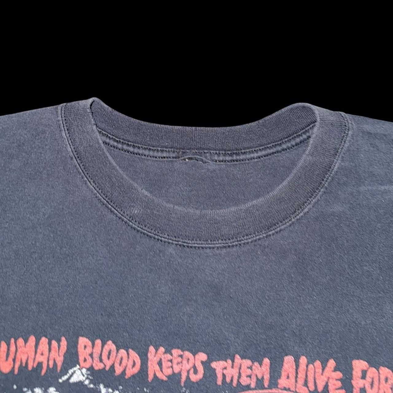 Vintage 2005 Rob Zombi Human Blood Keeps Them Alive Forever Band Tee Size US XL / EU 56 / 4 - 7 Thumbnail