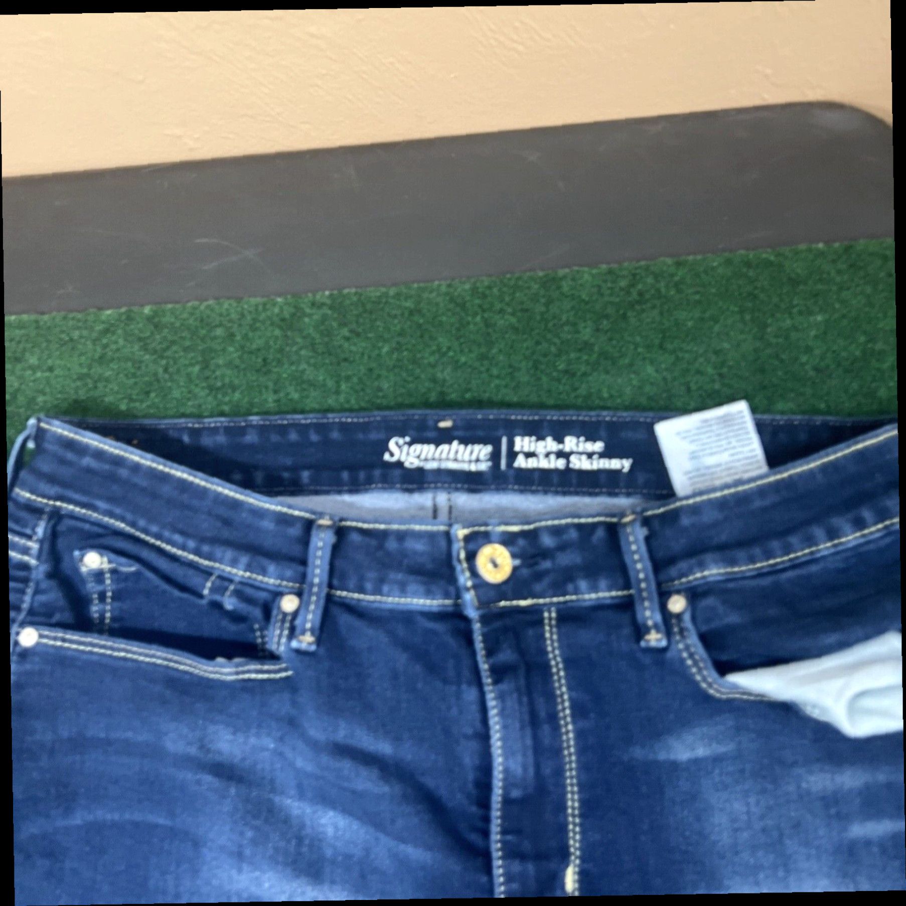Levi's Levi's High-Rise Ankle Skinny Jeans Women's 16 Dark Wash Denim w/ Fade Size 38" / US 16 / IT 52 - 3 Thumbnail