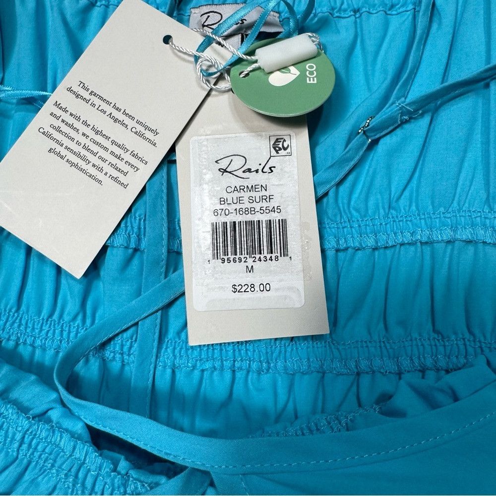 Rails NWT New $228 Rails Carmen Blue Surf Dress Size M Size M / US 6-8 / IT 42-44 - 6 Thumbnail