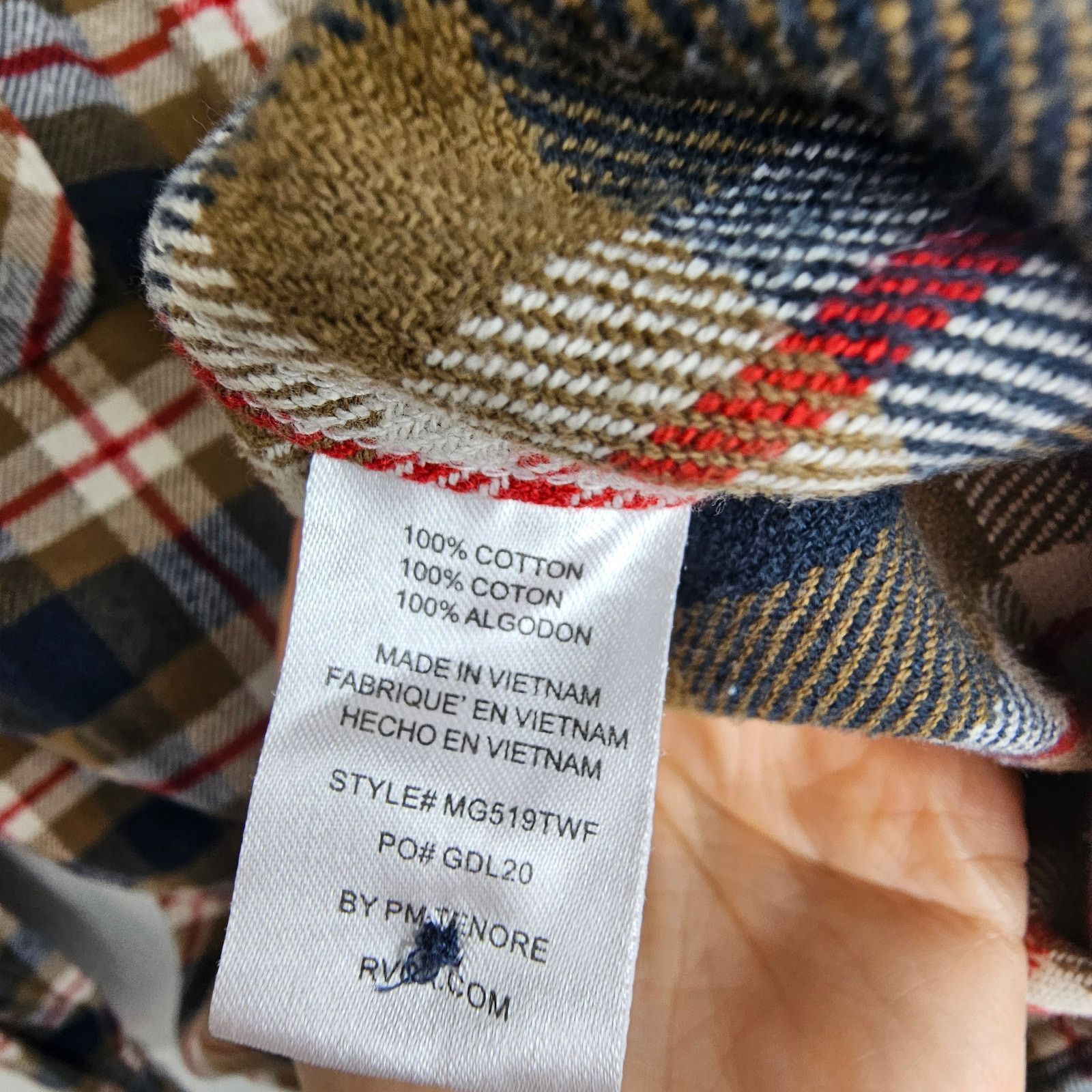 RVCA RVCA Mens Flannel Shirt Plaid Size L Gorpcore Outdoor Grunge Size US L / EU 52-54 / 3 - 7 Thumbnail