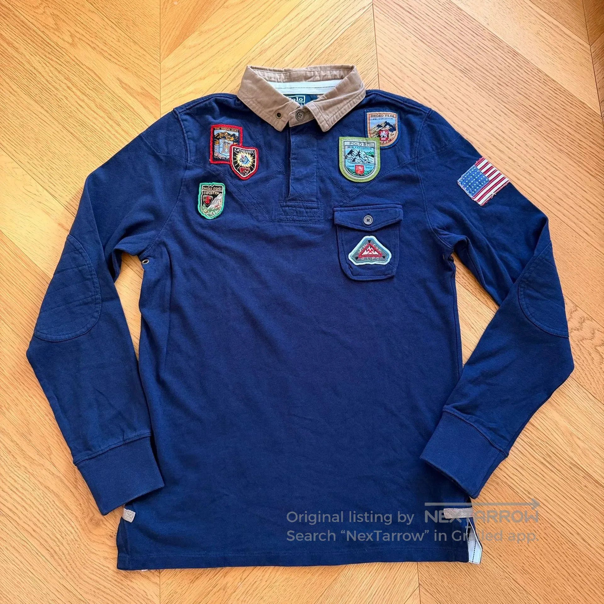 RLX Ralph Lauren Retro Embroidered Long Sleeve Shirt. Size US L / EU 52-54 / 3 - 1 Thumbnail