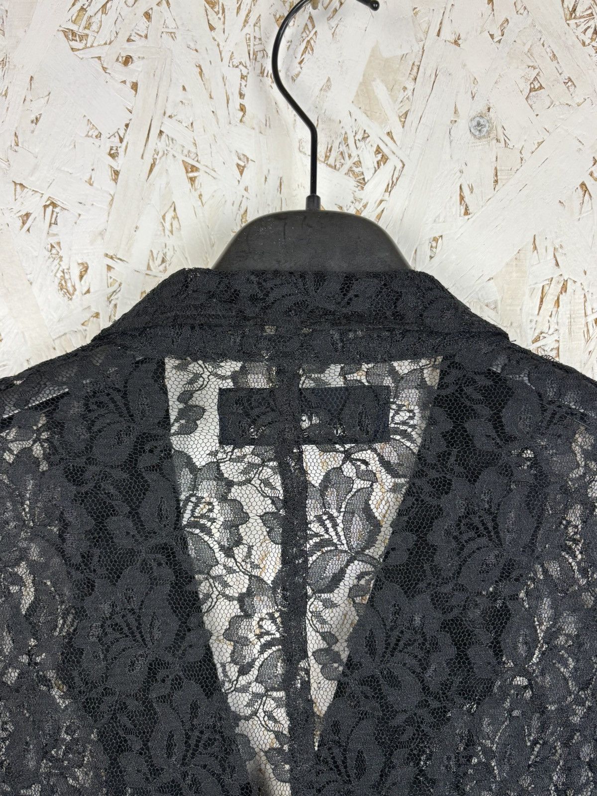 Tricot Comme des Garcons 90s Archive Comme Des Garcons Lace Button Up Shirt CDG ~L Size L / US 10 / IT 46 - 7 Thumbnail