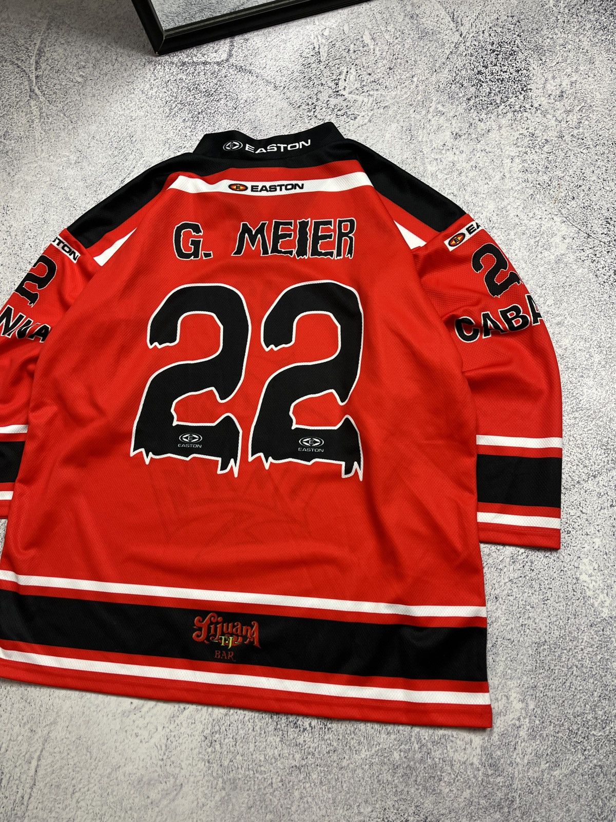 Sports Specialties × Vintage Vintage Cardiff Devils Ice Hockey Jersey G.Meier #22 Rare Size US XL / EU 56 / 4 - 6 Thumbnail