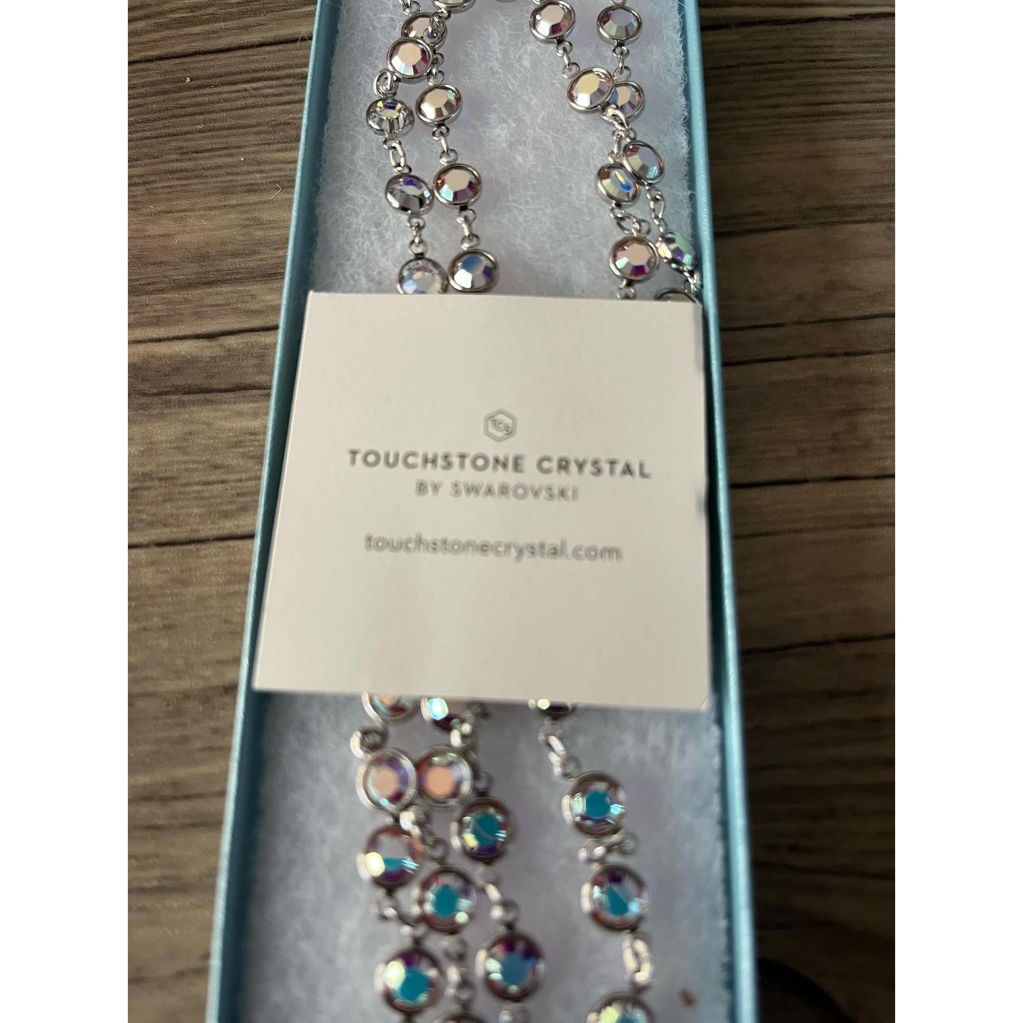 Other Touchstone Clear Crystal by Swarovski Chanelle Jewelry Neckl Size ONE SIZE - 3 Thumbnail