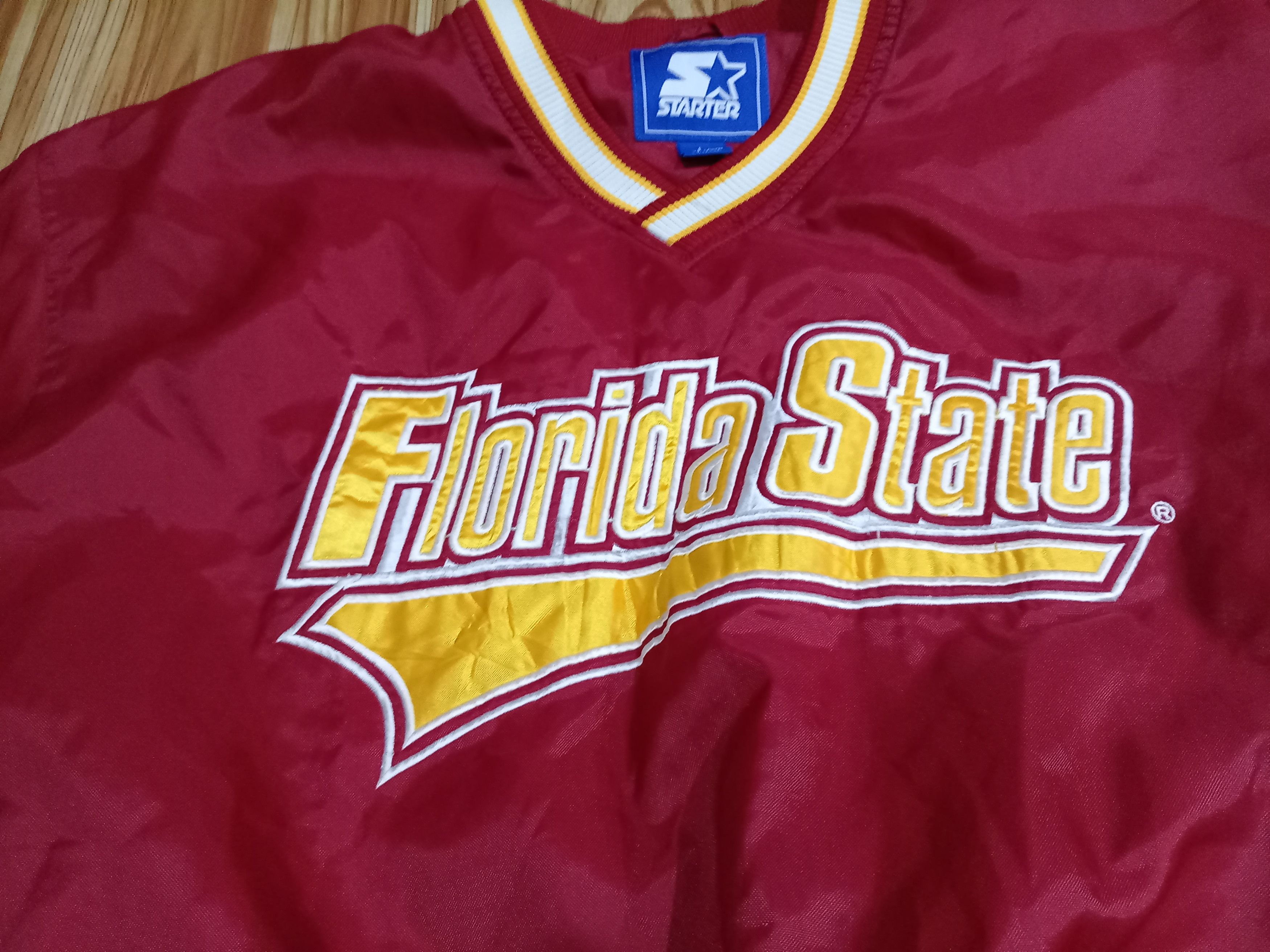 Starter × Vintage Vintage starter Nylon Pullover Florida State Seminoles Size US L / EU 52-54 / 3 - 2 Thumbnail