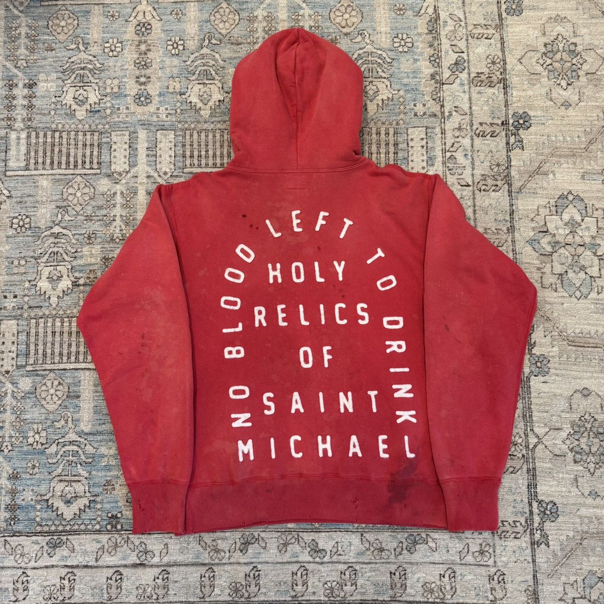 Saint Michael Felt Hoodie Size US M / EU 48-50 / 2 - 6 Thumbnail