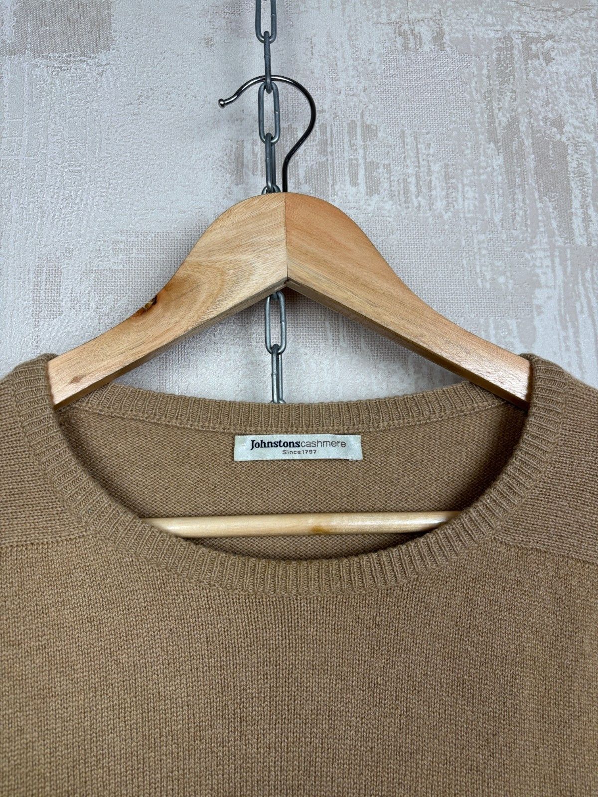 Johnstons Of Elgin Johnstons of Elgin 100% Cashmere Sweater Crew Neck Size 44" Size US XL / EU 56 / 4 - 5 Thumbnail