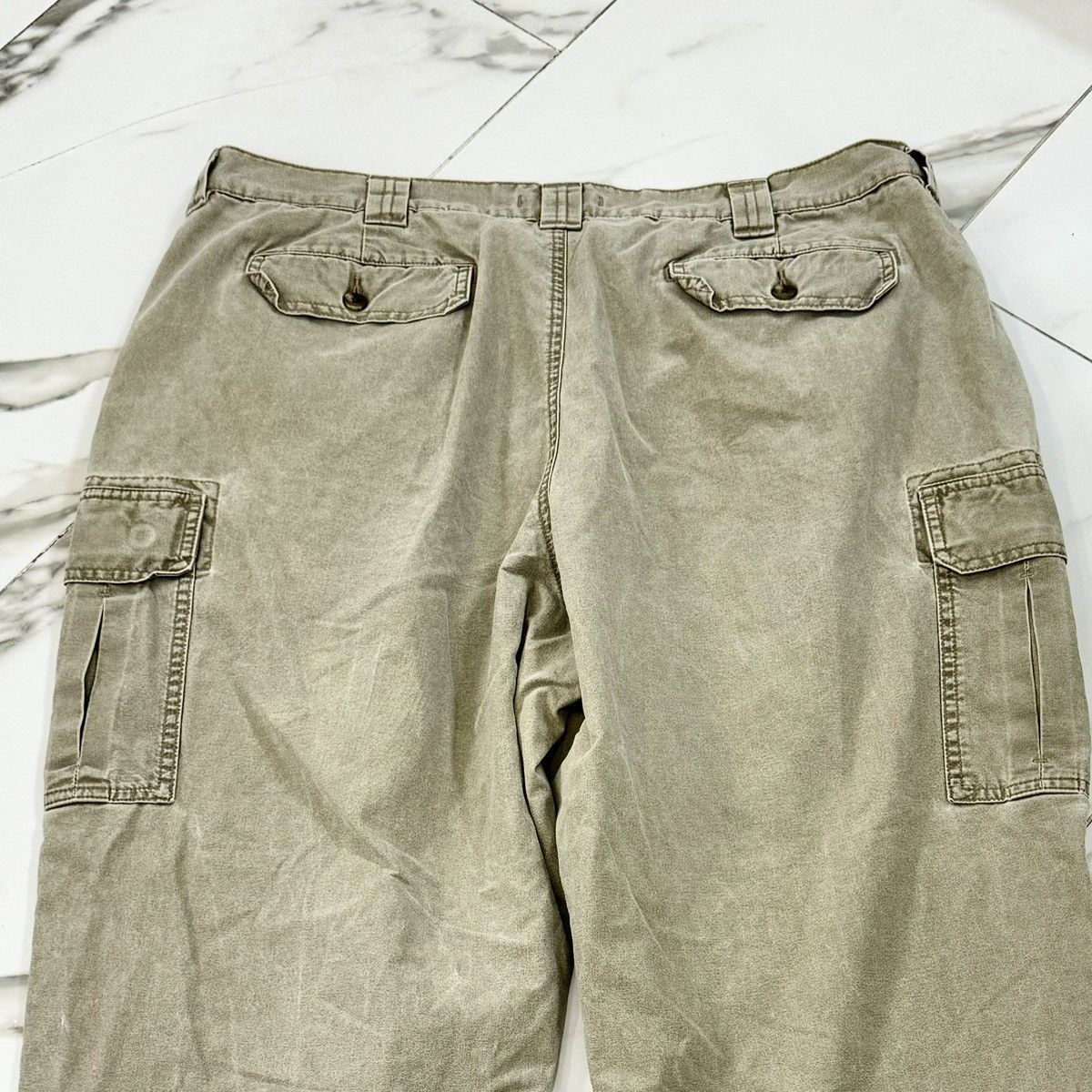 Dockers VINTAGE BAGGY DOCKERS CARGO PANTS! Size US 36 / EU 52 - 6 Thumbnail