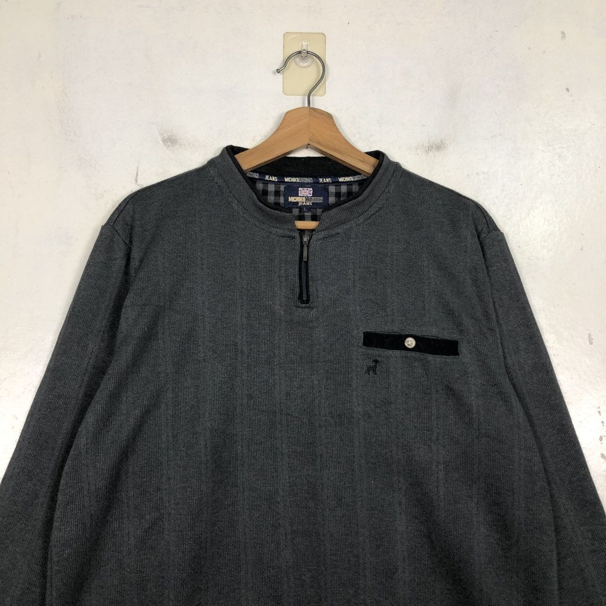Japanese Brand 📌Vintage Sweatshirt Collar Michiko London Jeans Size US L / EU 52-54 / 3 - 5 Thumbnail