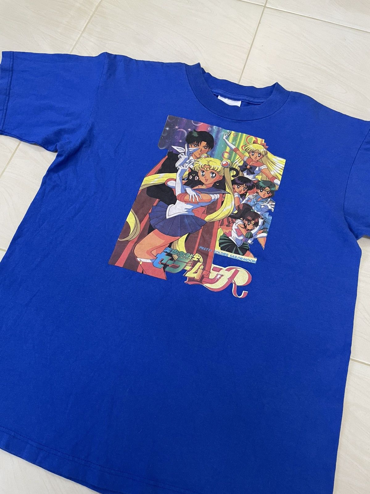 Anime Vintage SAILORMOON Pretty Soldier Anime Printed Tee Size US L / EU 52-54 / 3 - 3 Thumbnail