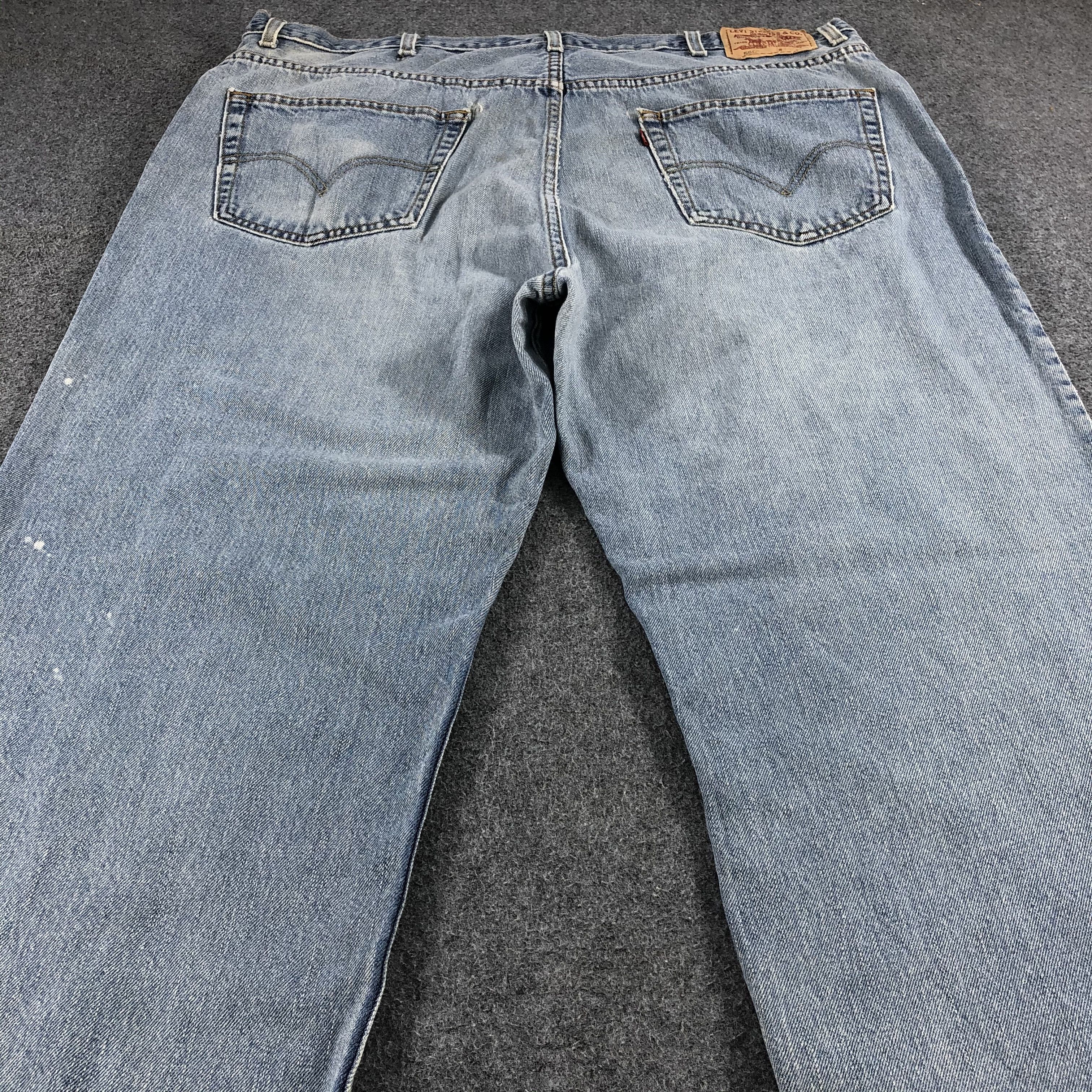 Levi's Vintage Levis 550 Light Wash Jeans-J1291 Size US 43 - 4 Thumbnail