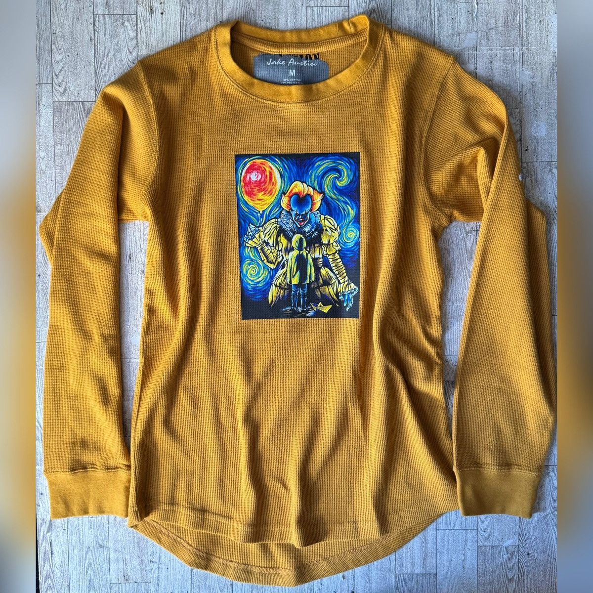 Other Pennywise X Van Gogh, Custom, Unisex Long Sleeve Thermal Size US M / EU 48-50 / 2 - 6 Thumbnail