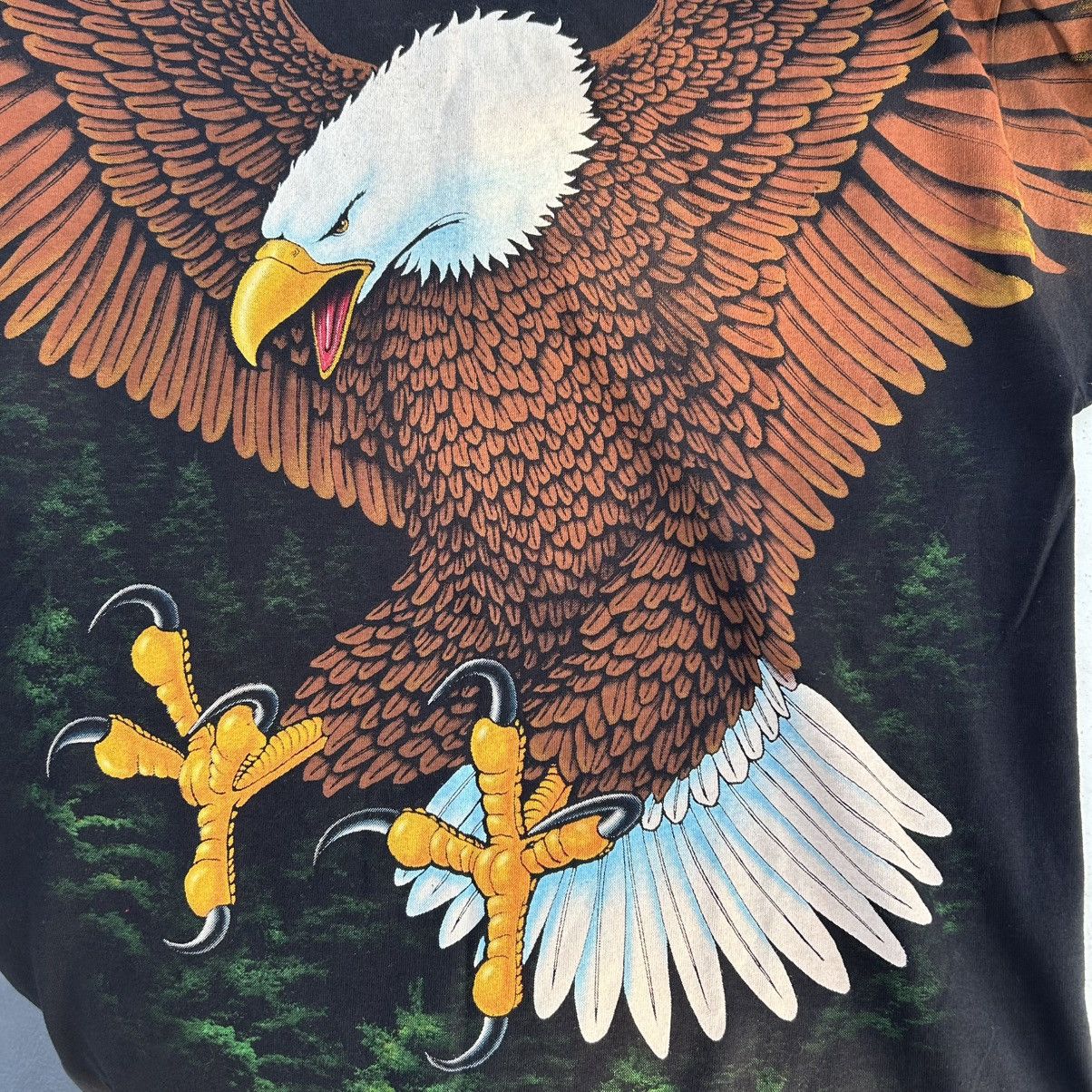 Band Tees vintage eagle liquid blue 1994 travis scott Size US XL / EU 56 / 4 - 6 Thumbnail