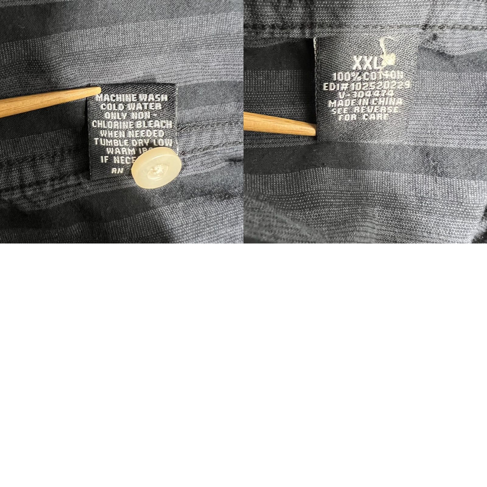 Anchor Blue VINTAGE Anchor Blue Men’s Button-Up Shirt XXL Black Striped Short Sleeve Casual Button-Up Shirt Size US XXL / EU 58 / 5 - 9 Thumbnail