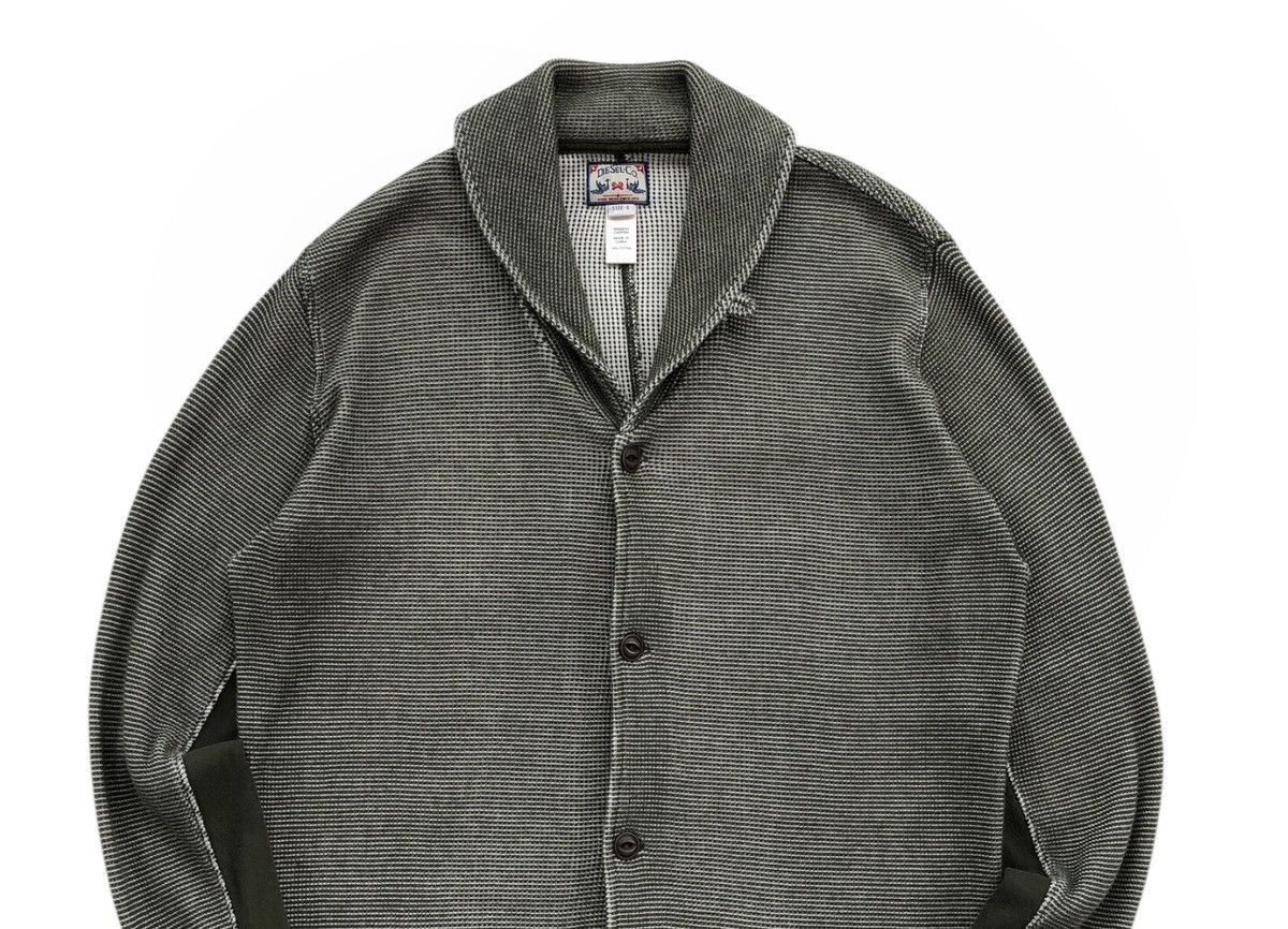 Diesel Diesel-Co. Workwear Waffle Buttoned Shawl kara Cardigan Size US S / EU 44-46 / 1 - 3 Thumbnail