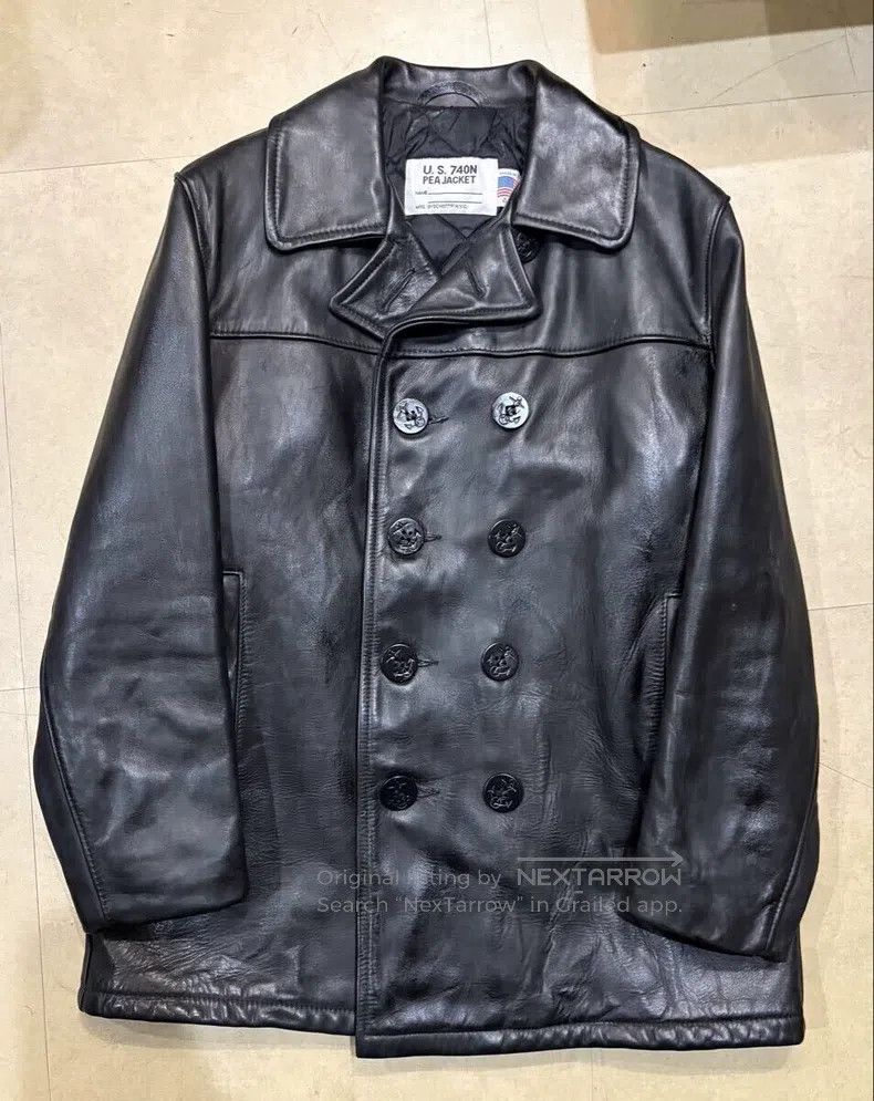 Schott Schott Double-breasted fur coat Size US L / EU 52-54 / 3 - 1 Thumbnail