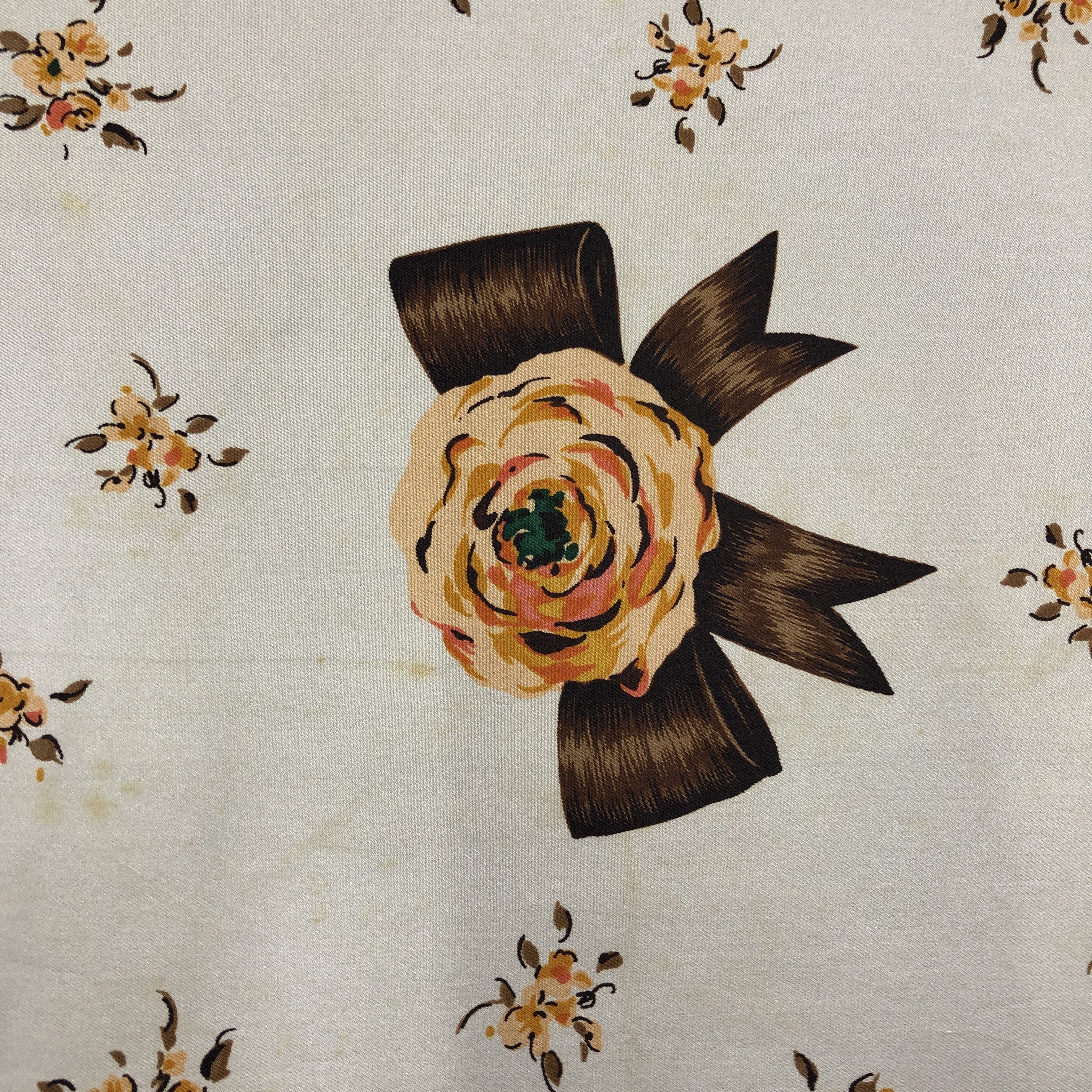 Japanese Brand Vintage Melrose SILK Scarf Twill Stole Wraps Scarves Size ONE SIZE - 9 Thumbnail