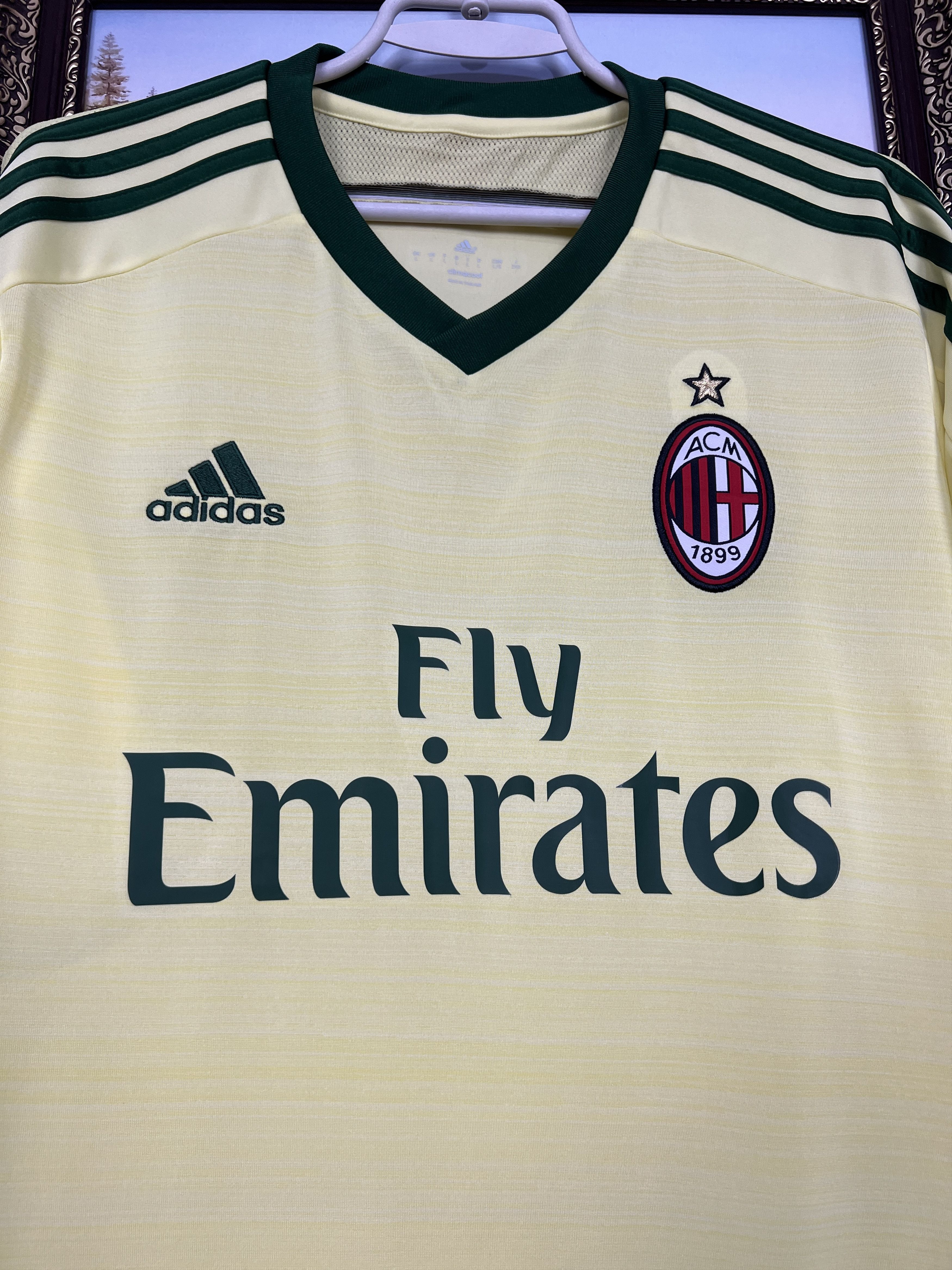 Adidas AC Milan Third football shirt 2014 Soccer Adidas Jersey Mens Size US L / EU 52-54 / 3 - 3 Thumbnail