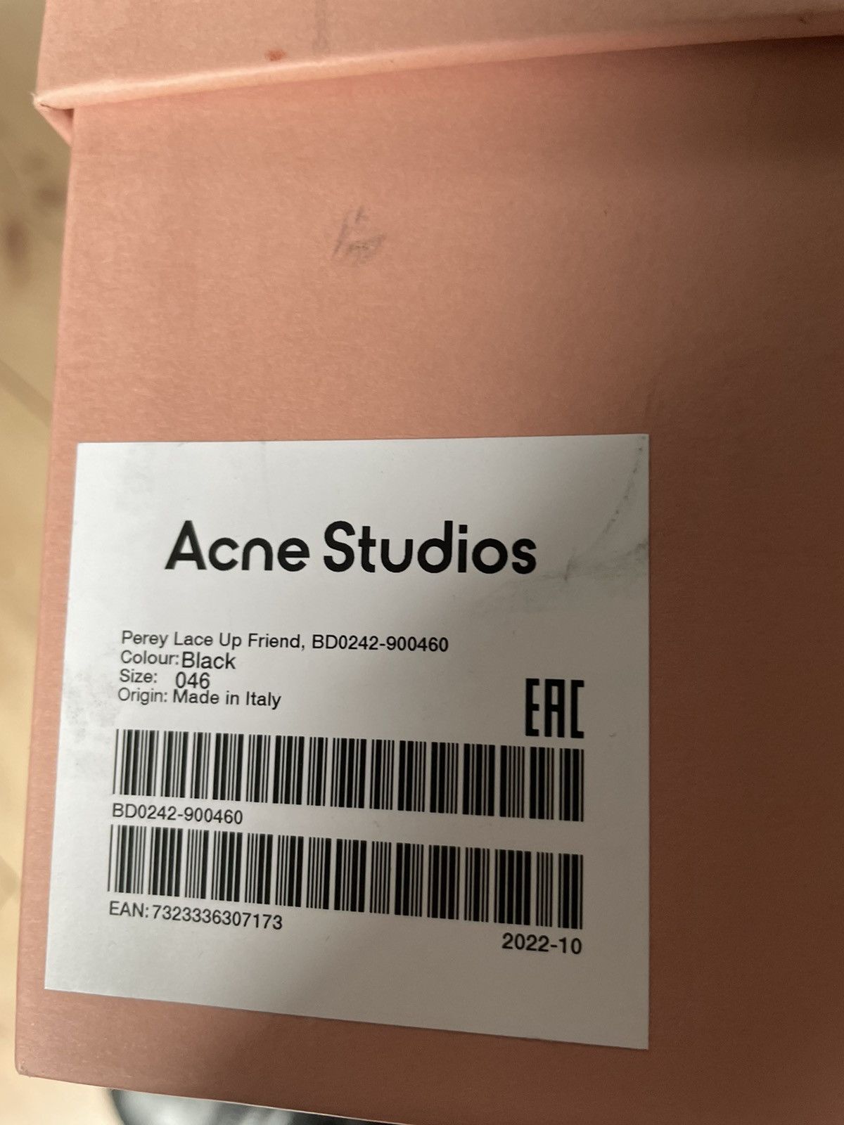 Acne Studios Acne Studios Perey Size US 13 46 Size US 13 / EU 46 - 10 Thumbnail