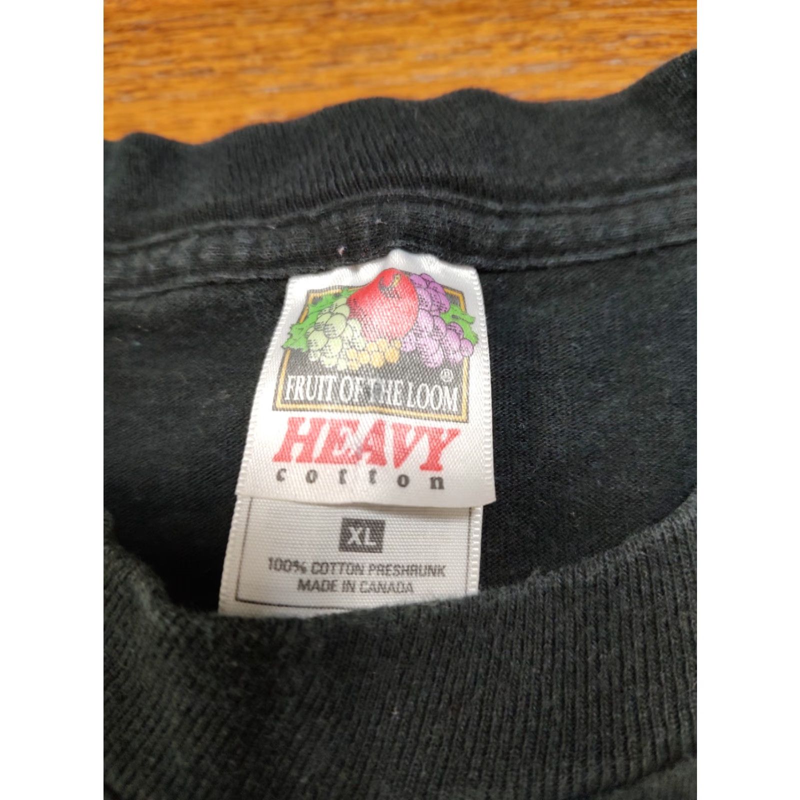 Fruit Of The Loom VINTAGE Montreal Canada t-shirt Graphic Adult XL Black Fruit of the Loom 90s City Size US XL / EU 56 / 4 - 6 Thumbnail
