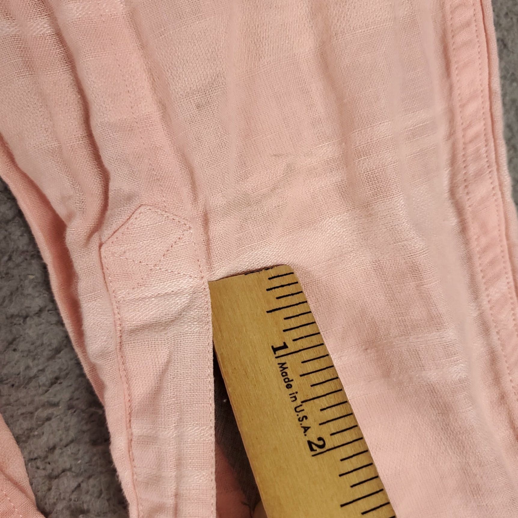 Tommy Bahama Tommy Bahama Shirt Mens XL Pink Striped Linen Cotton Button-Up Long Sleeve Casual Size US XL / EU 56 / 4 - 6 Thumbnail