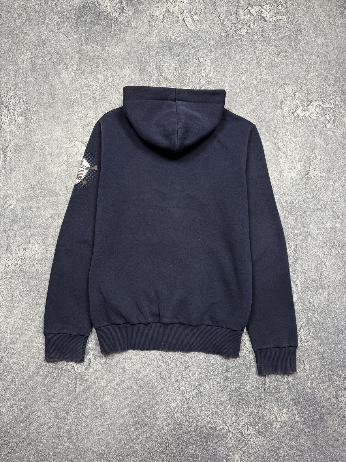 No Fear Rare Vintage 90s No Fear Skulls Big Logo Zip Up Hoodie Size US L / EU 52-54 / 3 - 2 Thumbnail