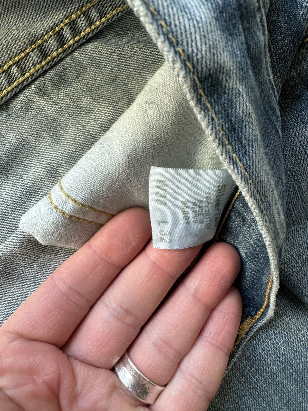 Levi's Y2K Levi’s SilverTab Baggy Cut Jeans 36x32 Size US 36 / EU 52 - 4 Thumbnail