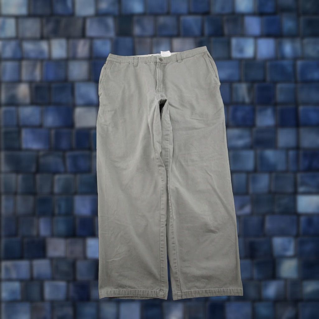 Vintage VINTAGE Columbia Canvas Straight Leg Pants Mens 38x30 5-Pocket Zipper Pocket Denim Chino Outdoor Everyday Shoes?? Size US 38 / EU 54 - 1 Thumbnail