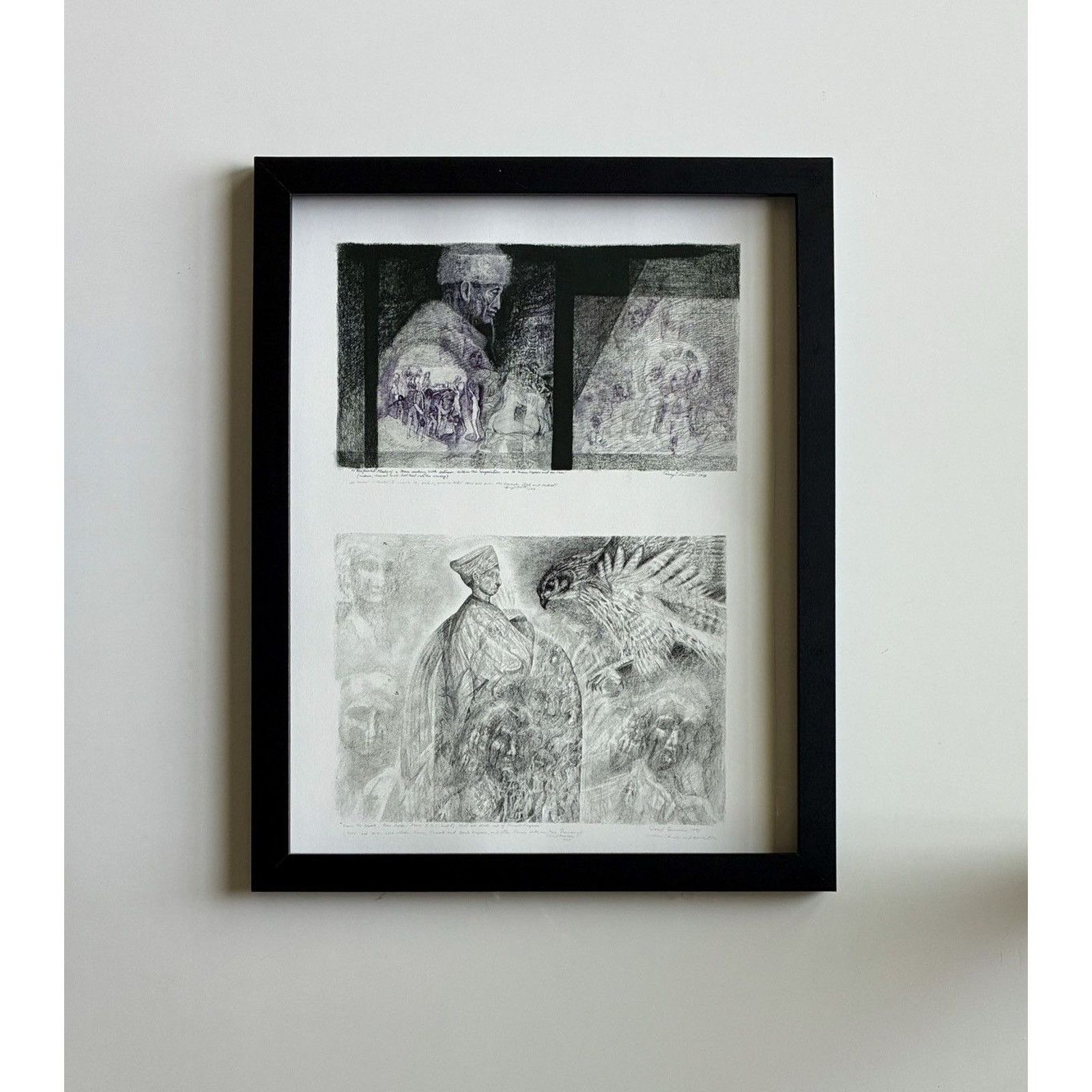 Chrome Hearts Chrome Hearts black/white photo Poster framed 9x11 Size ONE SIZE - 1 Thumbnail