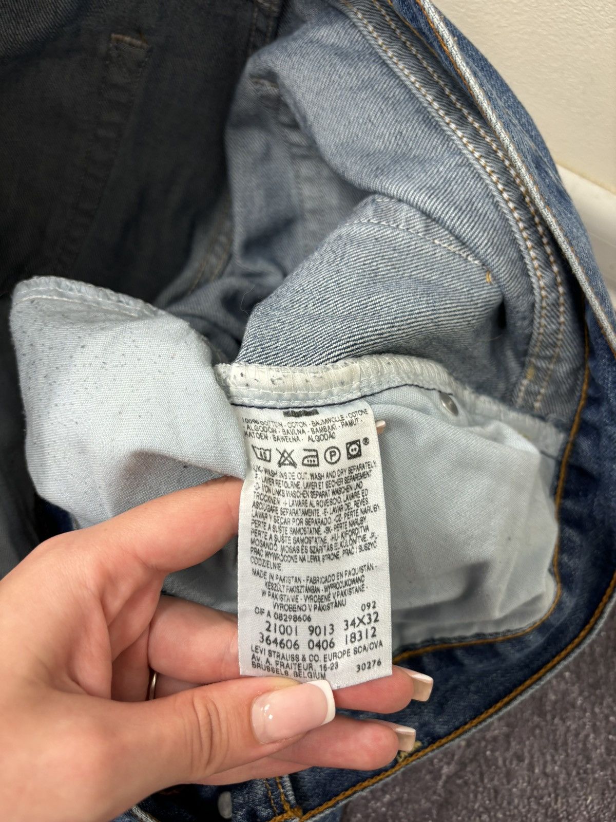 Levi's Vintage Levi’s Signature USA Hype Blue Denim Baggy Jeans Size US 34 / EU 50 - 14 Thumbnail