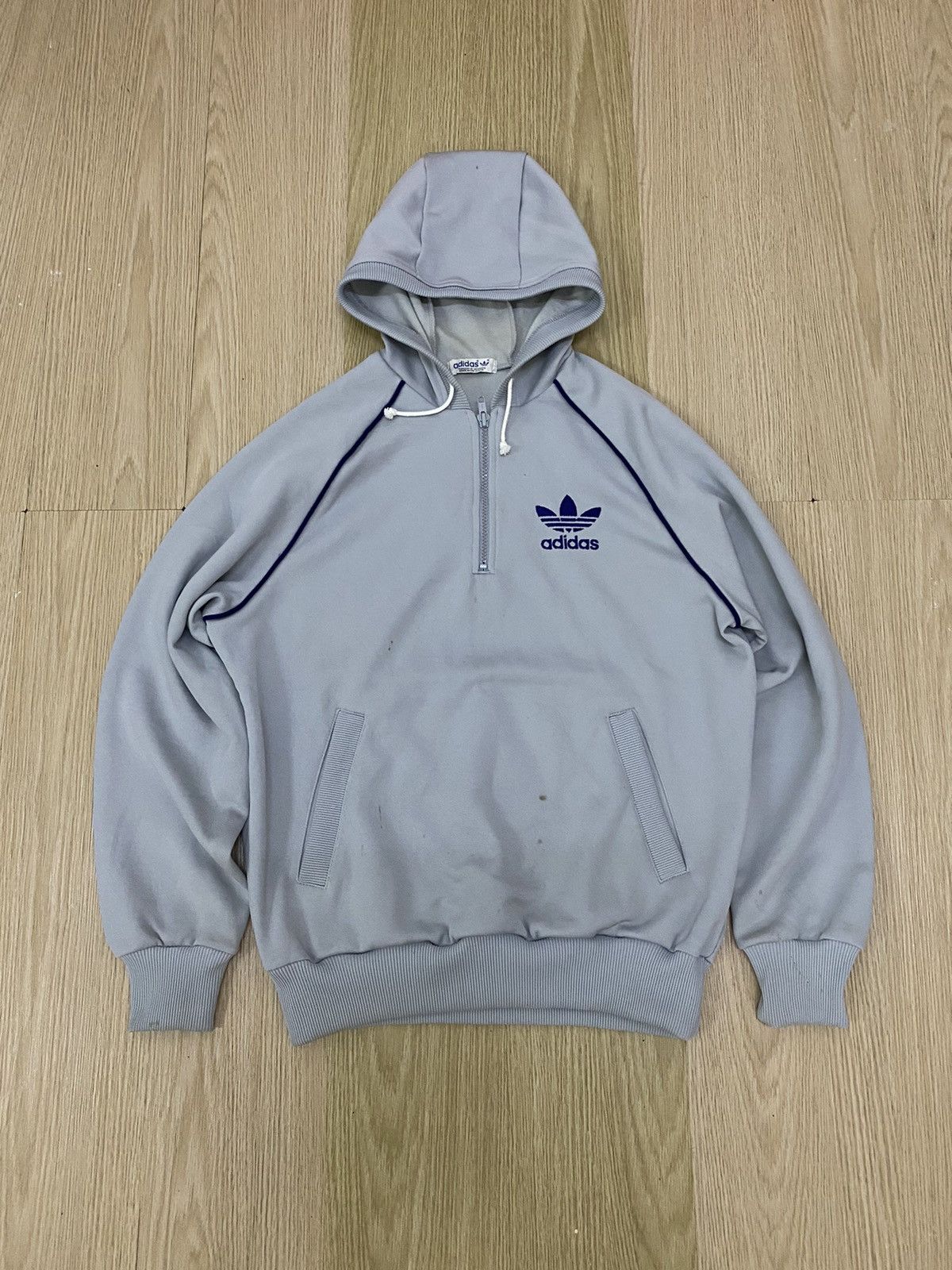 Adidas × Vintage Vintage adidas japan halfzipper pullover hoodie Size US M / EU 48-50 / 2 - 1 Thumbnail