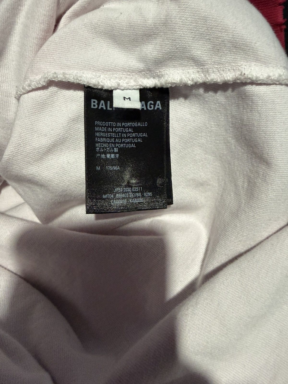Balenciaga BALENCIAGA Distressed Red Hoodie SIZE MEDIUM Size US M / EU 48-50 / 2 - 5 Thumbnail
