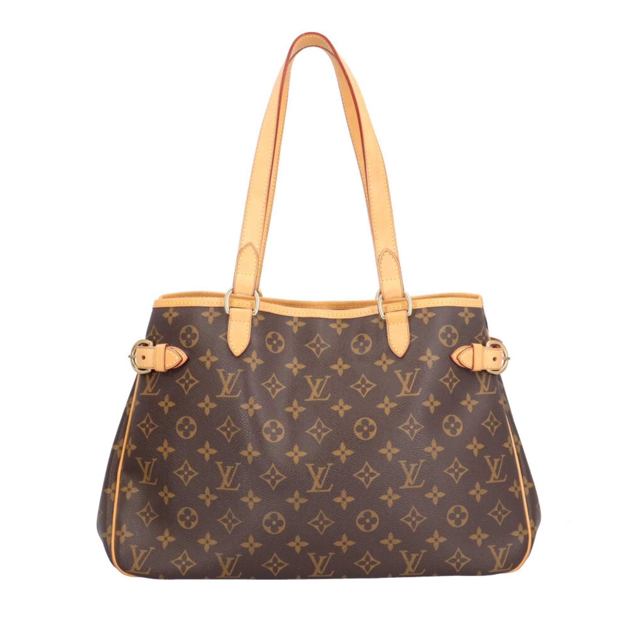 Louis Vuitton Pre-owned Louis Vuitton Batignolles Horizontal Monogram Tote Bag in Canvas (M51154) Brown. Women's. Size ONE SIZE - 1 Thumbnail