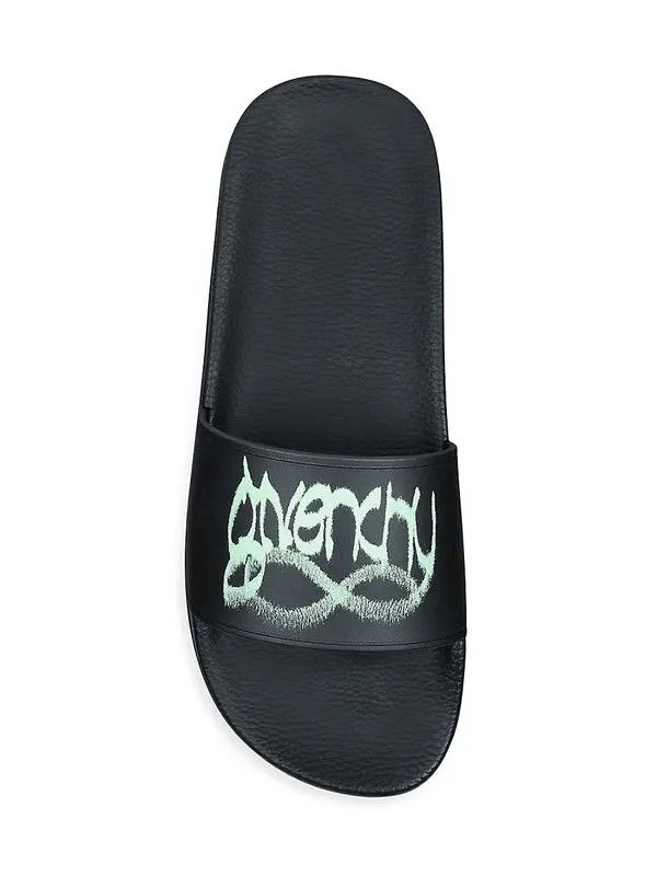 Givenchy o1srvl11e0724 Slide Sandals In Rubber in Black Size US 6 / EU 39 - 4 Thumbnail
