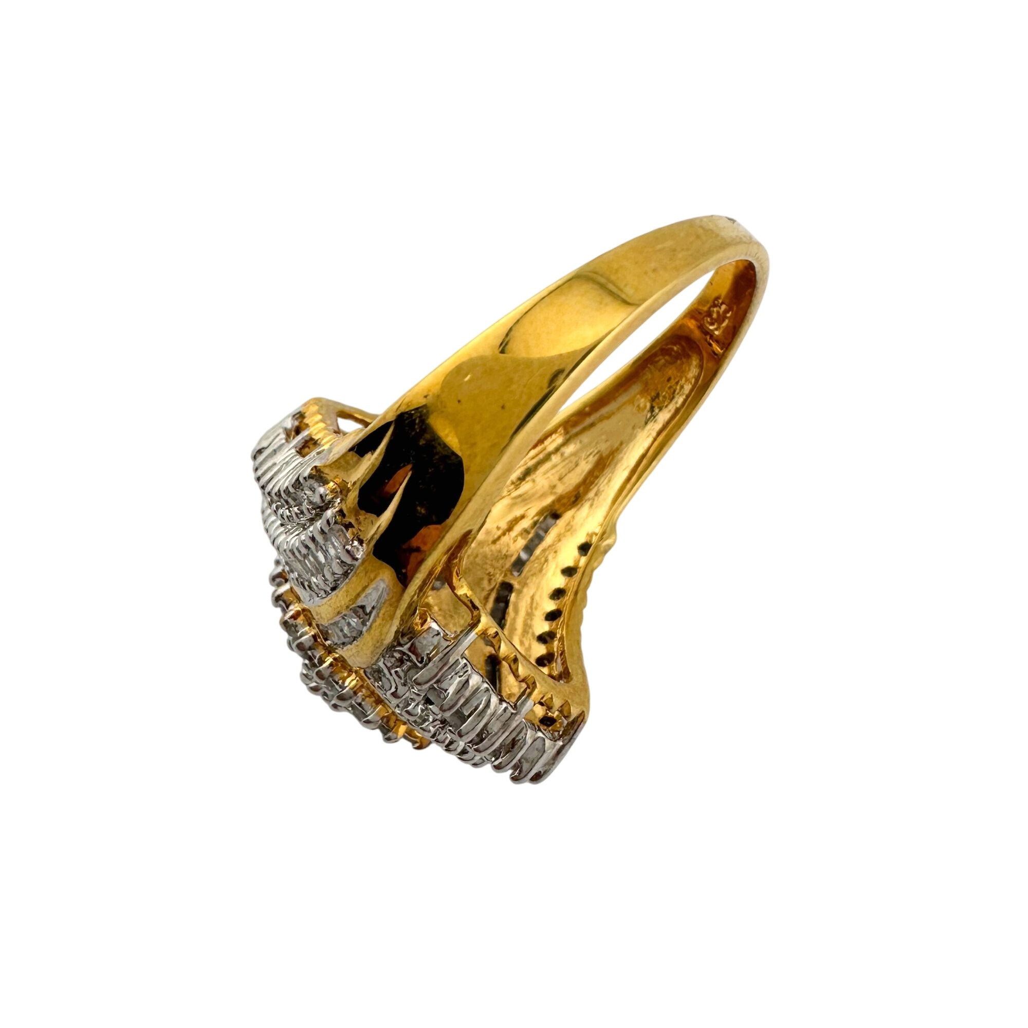 Other 1/2 Carat Marquise Lab Created Diamond Ring with Gold Overla Size ONE SIZE - 12 Thumbnail