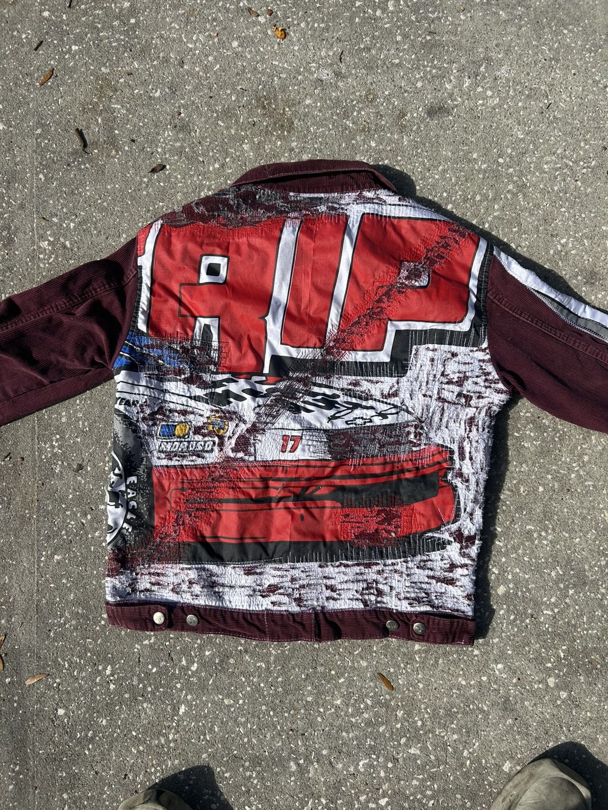 Other 1/1 Your World patchwork distressed vintage denim jacket Size US M / EU 48-50 / 2 - 4 Thumbnail