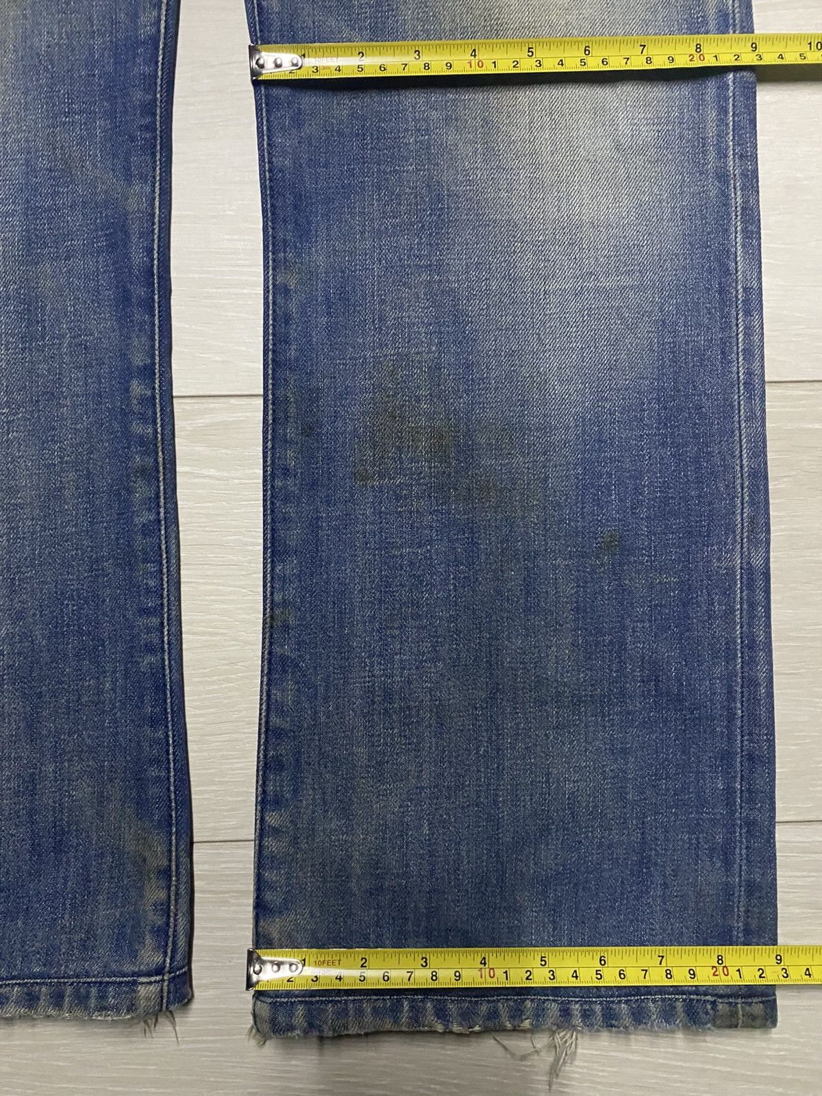A-COLD-WALL* × Diesel Vintage Diesel Industry Mud Wash Wide Leg Baggy Jeans Size US 31 - 16 Thumbnail