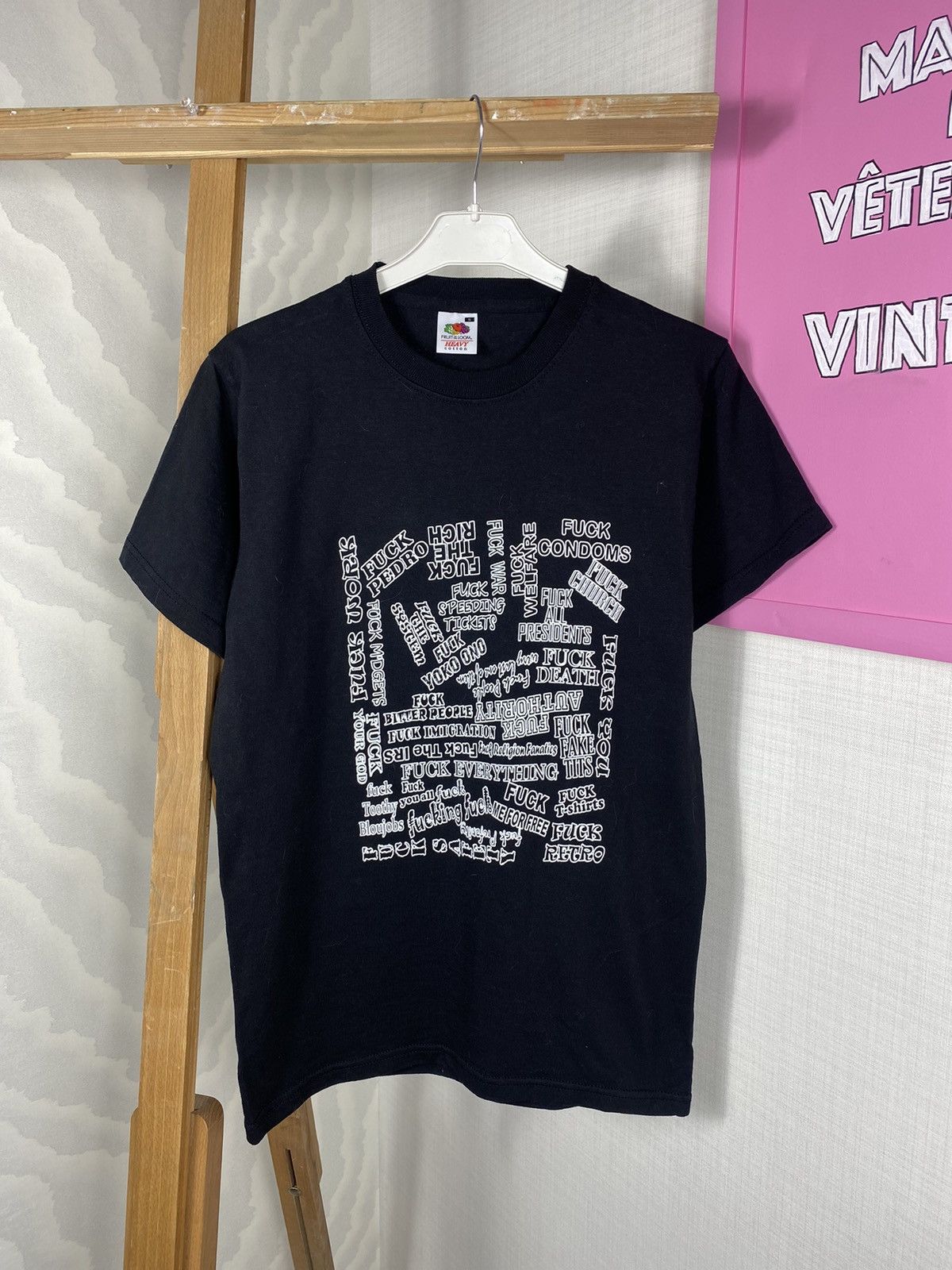 Sex Skateboards × Vintage Fuck Everything Printed Tee Size US S / EU 44-46 / 1 - 1 Thumbnail
