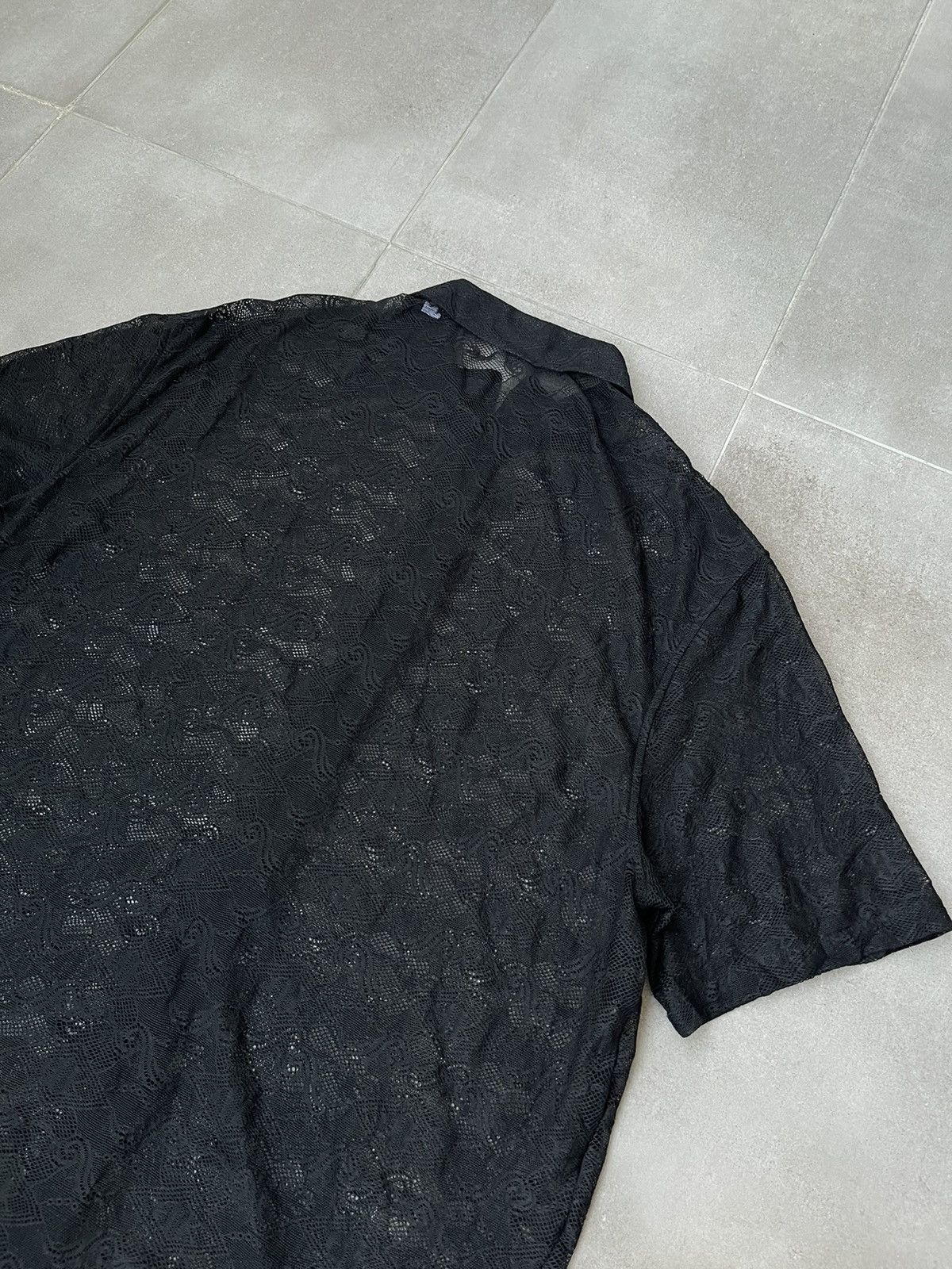 Han Kjobenhavn !DS! SS23 Han Kjobenhavn Lace Monogram Black Summer Shirt Size US M / EU 48-50 / 2 - 18 Thumbnail