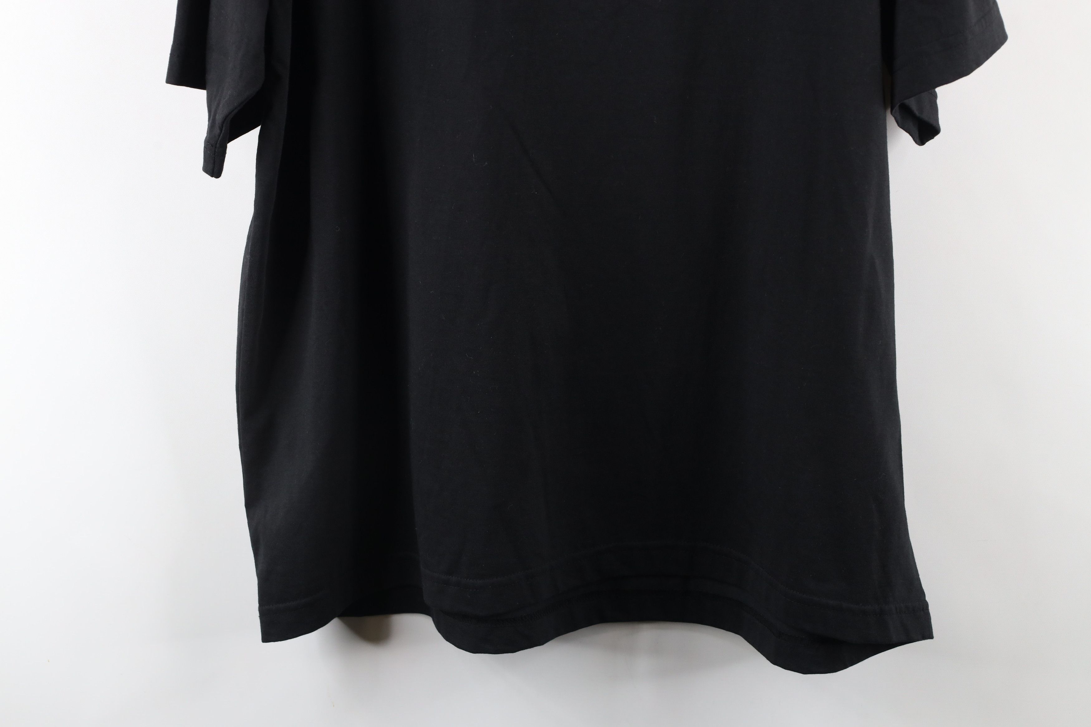 Vintage Deadstock Vintage 90s Streetwear Collared Polo Shirt Black Size US L / EU 52-54 / 3 - 10 Thumbnail